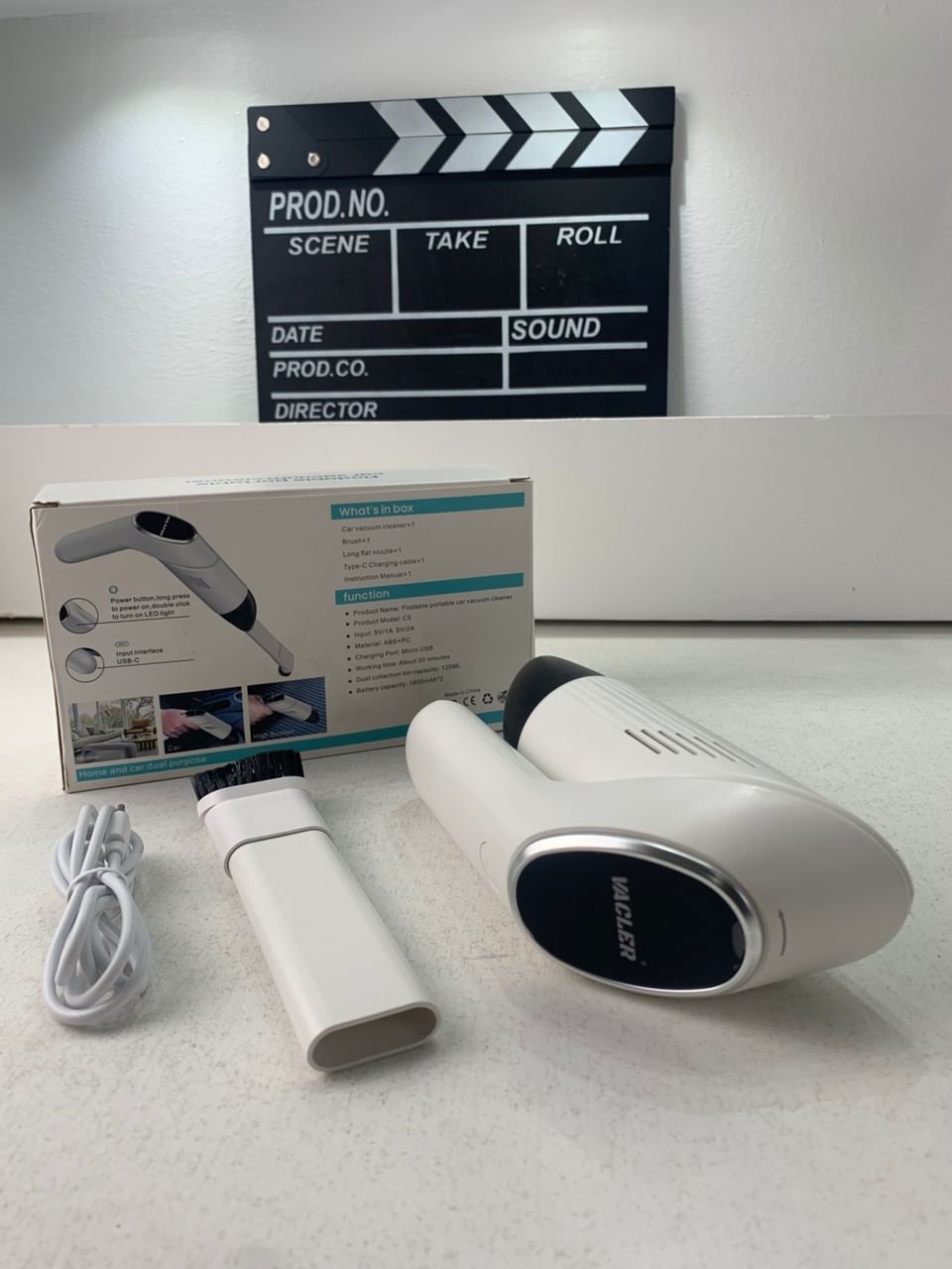 Aspirateur à Main Portable – Rechargeable, Puissant & Léger  image 8