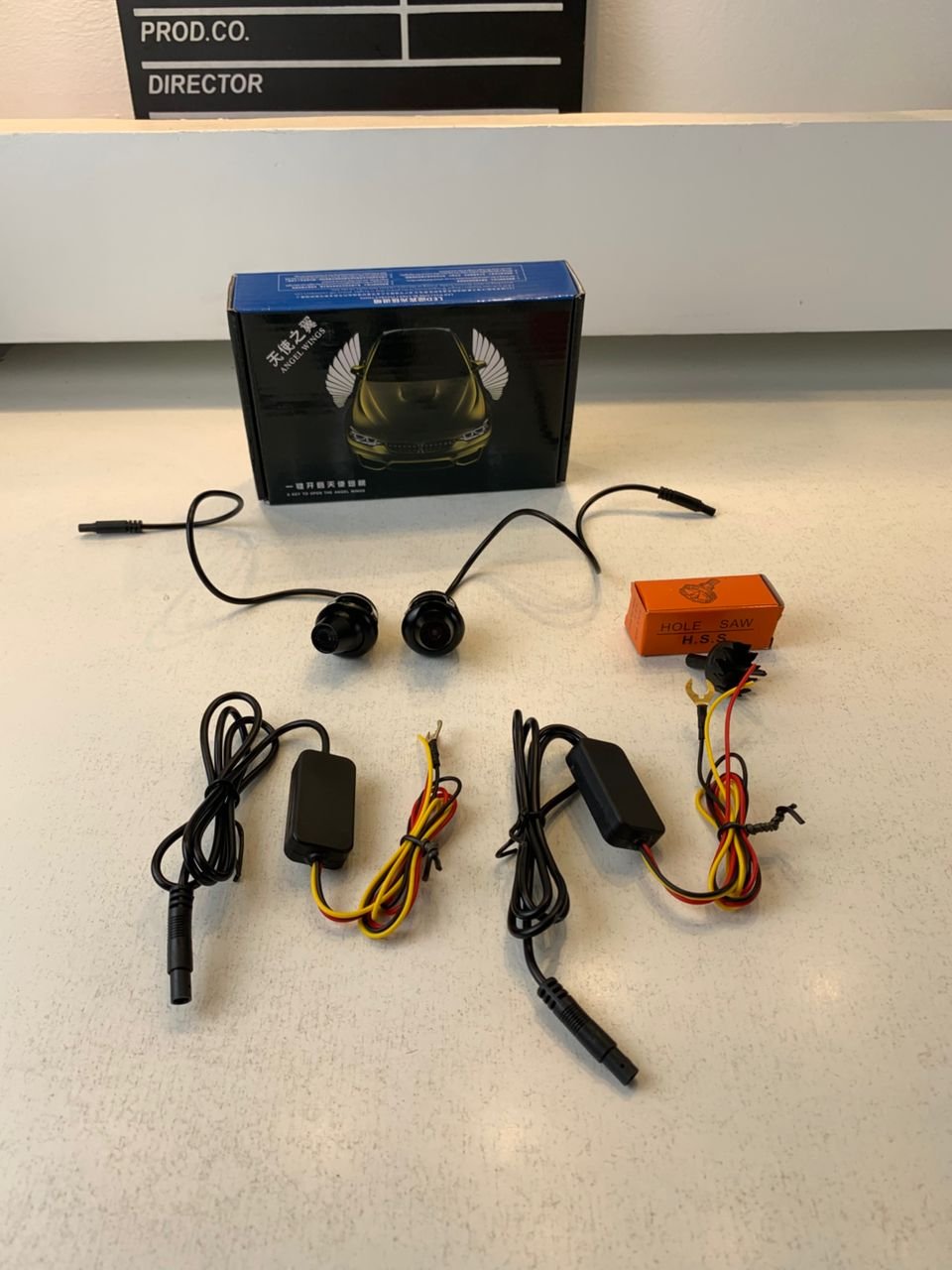 Éclairage LED Double Aile d’Ange pour Voiture et Moto image 1