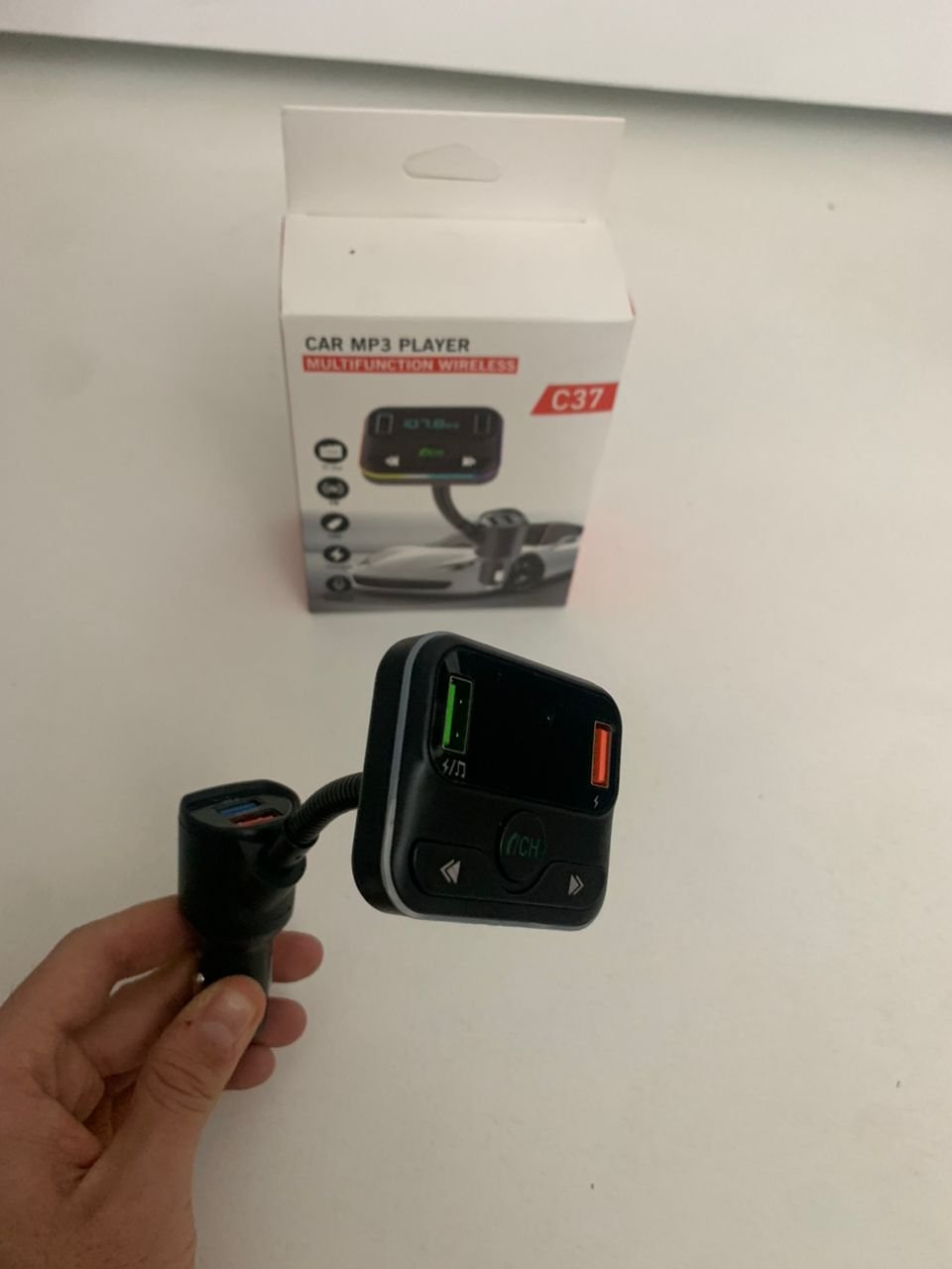 Transmetteur FM Bluetooth avec Lecteur MP3 et Chargeur USB image 3