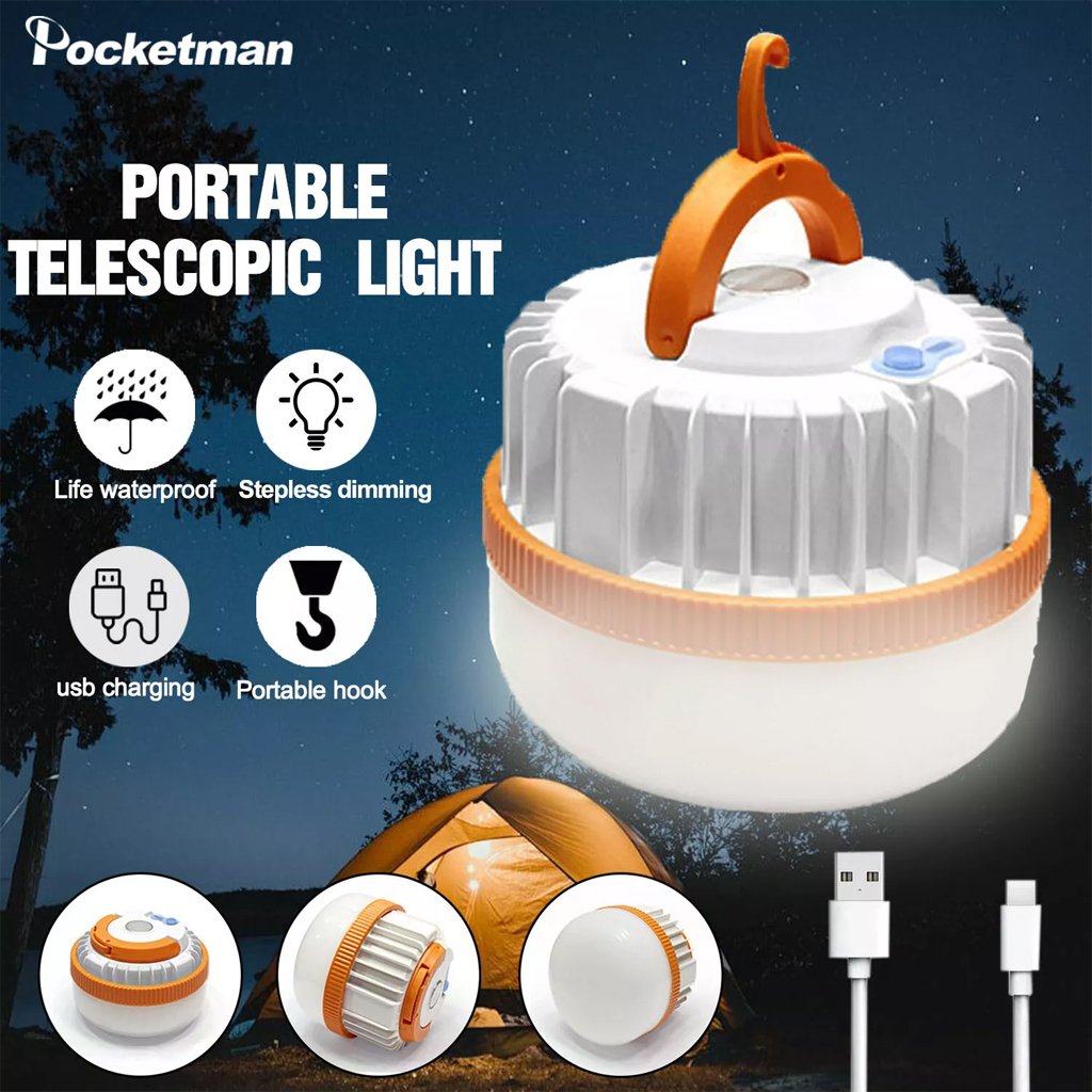 Lampe à Ampoule LED 200W pour Camping – مصباح تخييم بقوة 200 واط image 3