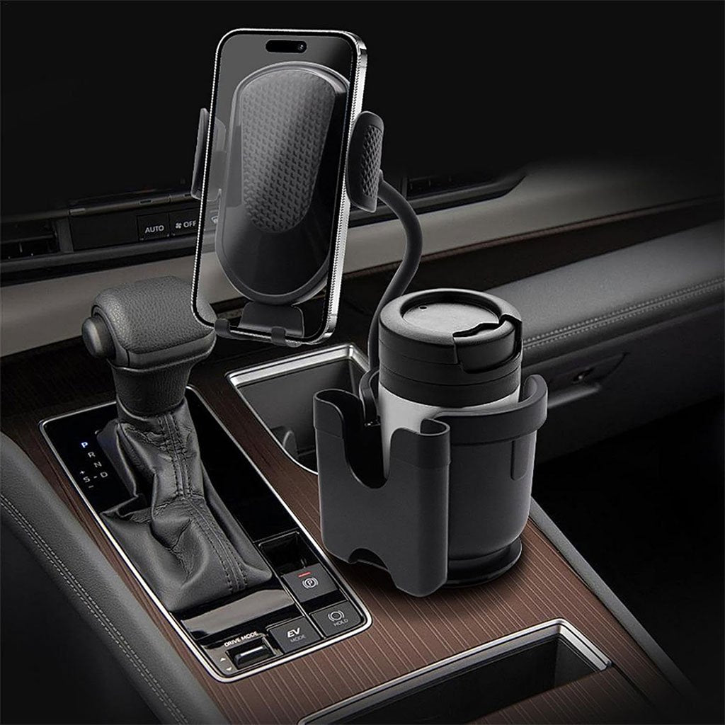 Support Téléphone Voiture avec Porte-Gobelet Intégré – Réglable & Rotatif image 15