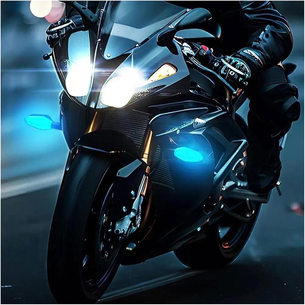 Clignotants LED pour motos – 27 modes lumineux image 3