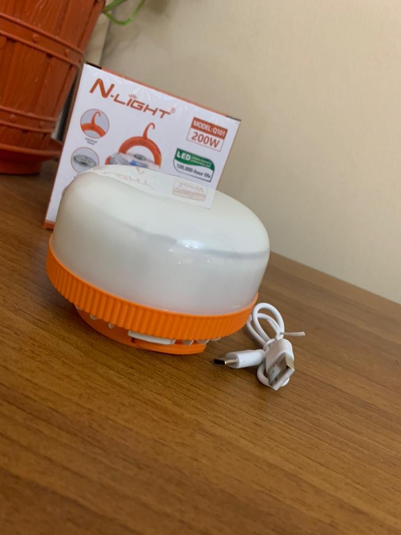 Lampe à Ampoule LED 200W pour Camping – مصباح تخييم بقوة 200 واط image 2
