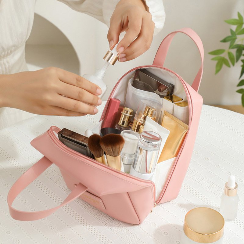 Pochette Maquillage Autoportante Grande Capacité – Élégance et Organisation image 4