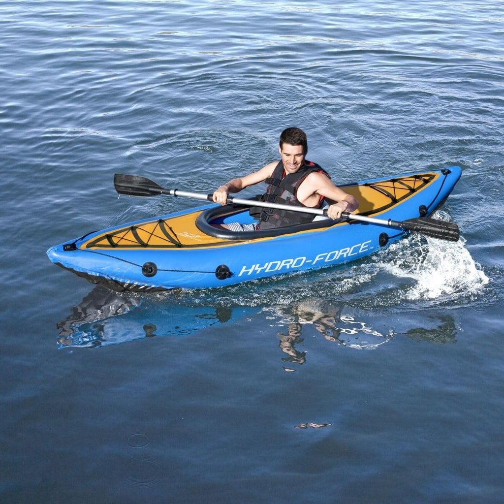 Kayak Gonflable 1 Place Hydro-Force Cove Champion 275 x 81 cm Bestway 65115 – قارب كاياك قابل للنفخ لشخص واحد image 2