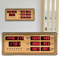 Horloge de Prière Digitale : Design Luxe avec Cadre Doré
