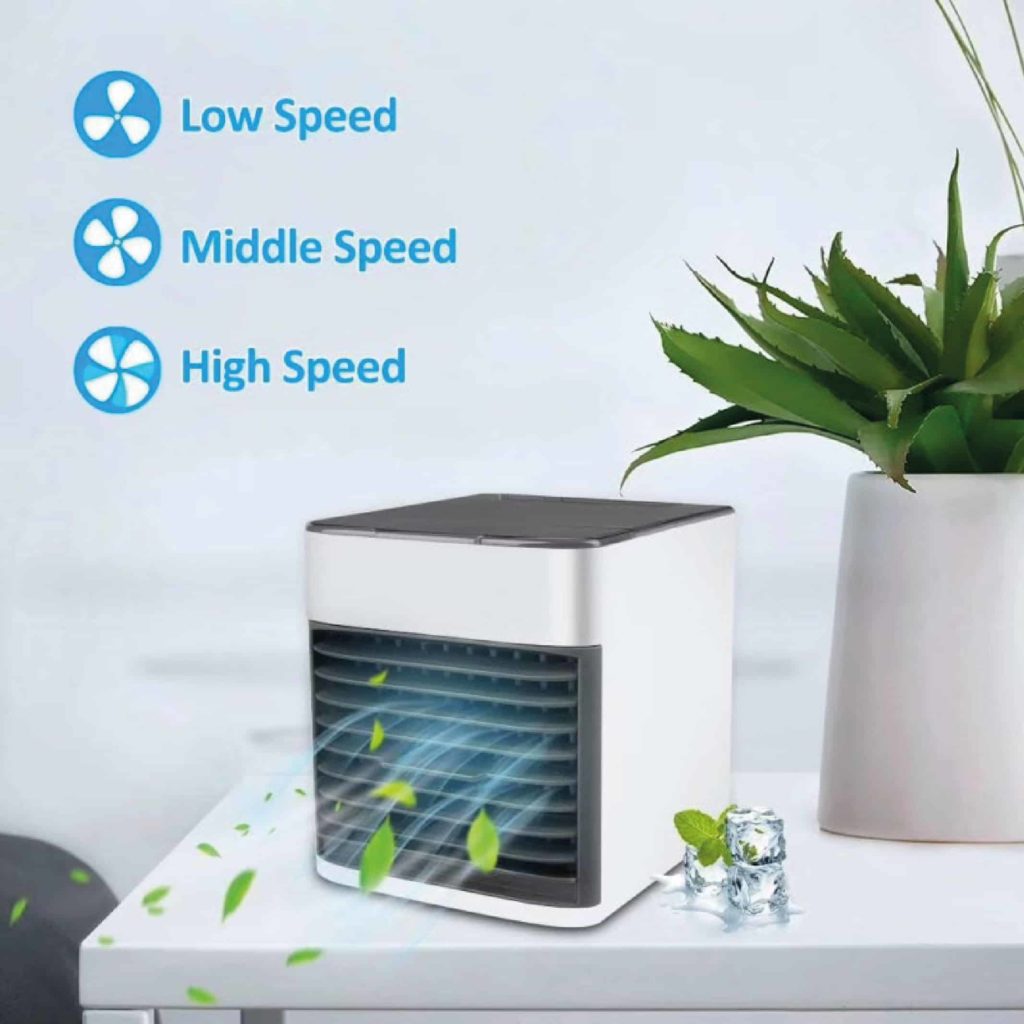 Rafraîchisseur d'Air Portable 4-en-1 Lumineux