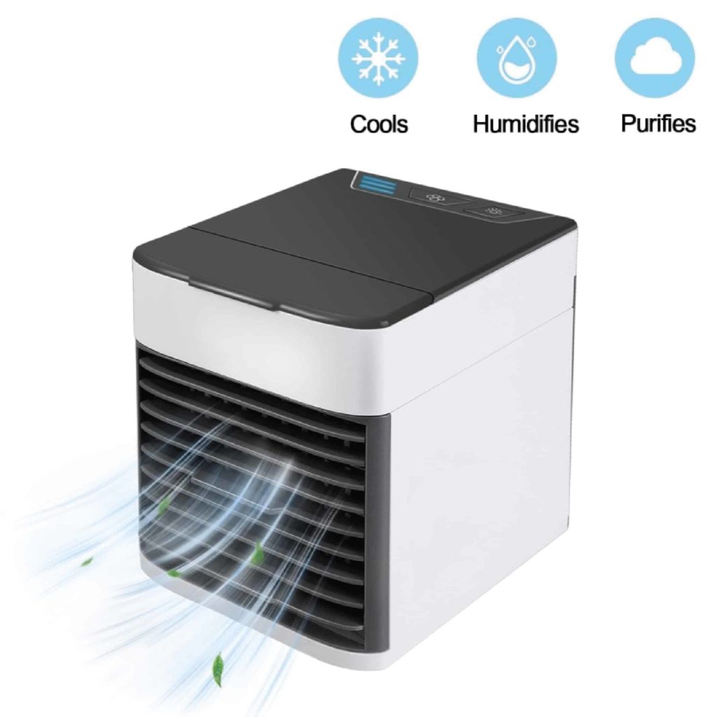 Rafraîchisseur d'Air Portable 4-en-1 Lumineux