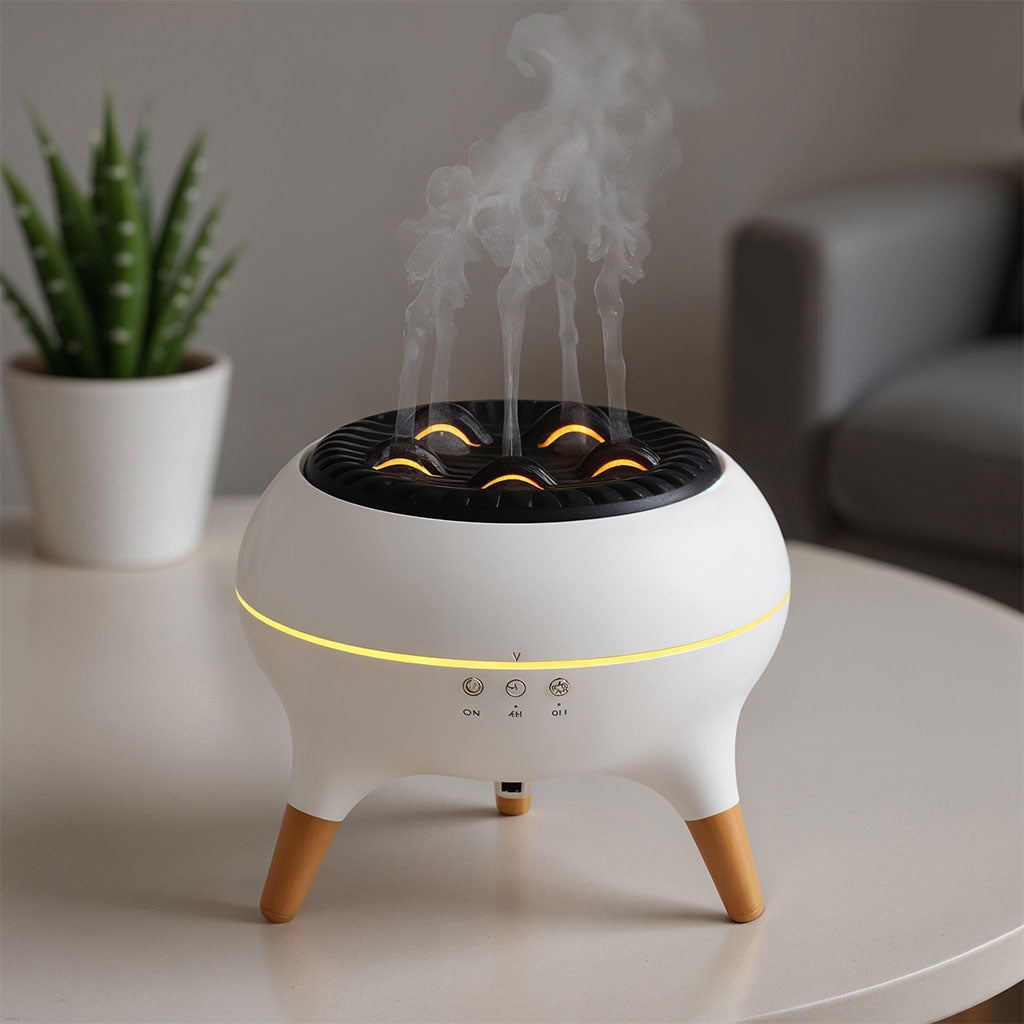 Diffuseur d’Huiles Essentielles 2-en-1 350ml – Humidificateur et Aromathérapie