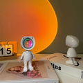 Lampe Sunset Astronaute LED – Projection Ambiance & Rotation 360°