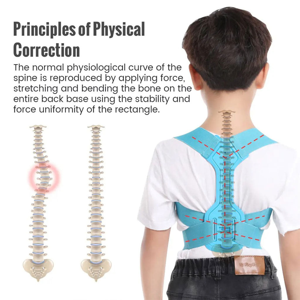 Correcteur de Posture Ergonomique pour Enfants avec Soutien Dorsal Invisible