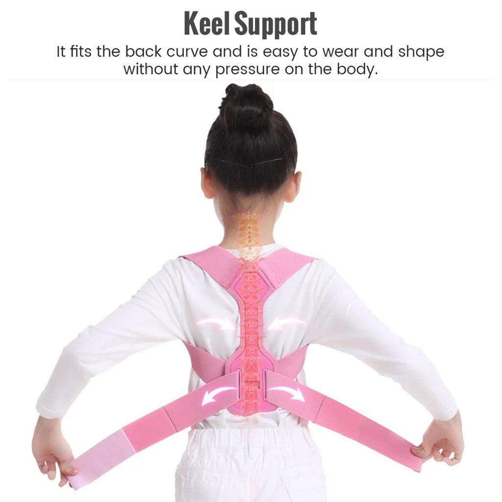 Correcteur de Posture Ergonomique pour Enfants avec Soutien Dorsal Invisible