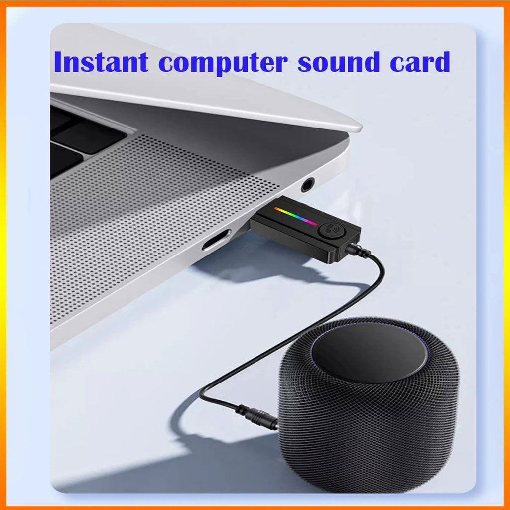 Adaptateur Bluetooth 5-en-1 : Bluetooth 5.3 & Carte Son USB