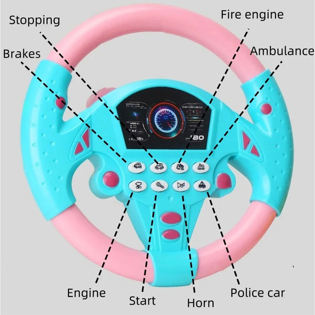 Volant de Conduite Interactif et Éducatif pour Enfant – Réalisme et Éveil
