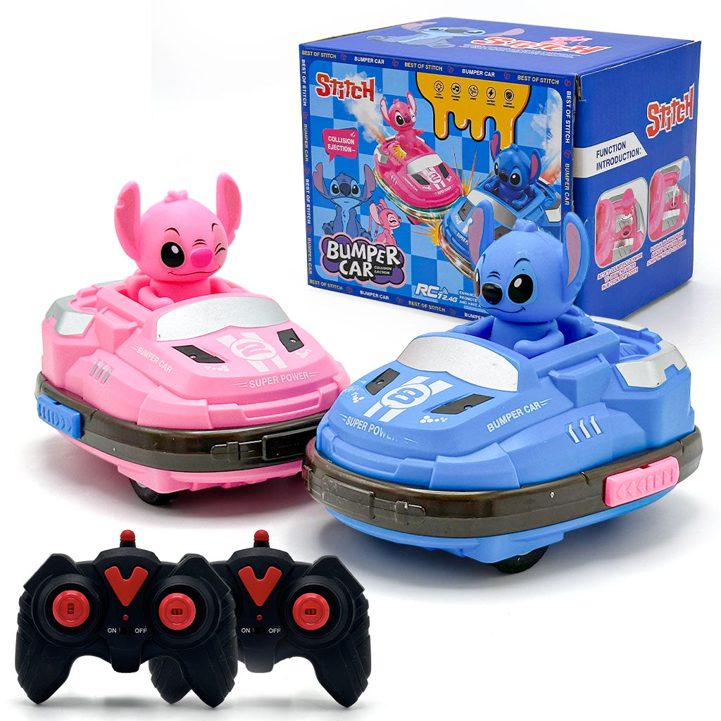 Stitch Bumper CARS – Voitures Télécommandées de Course pour Enfants