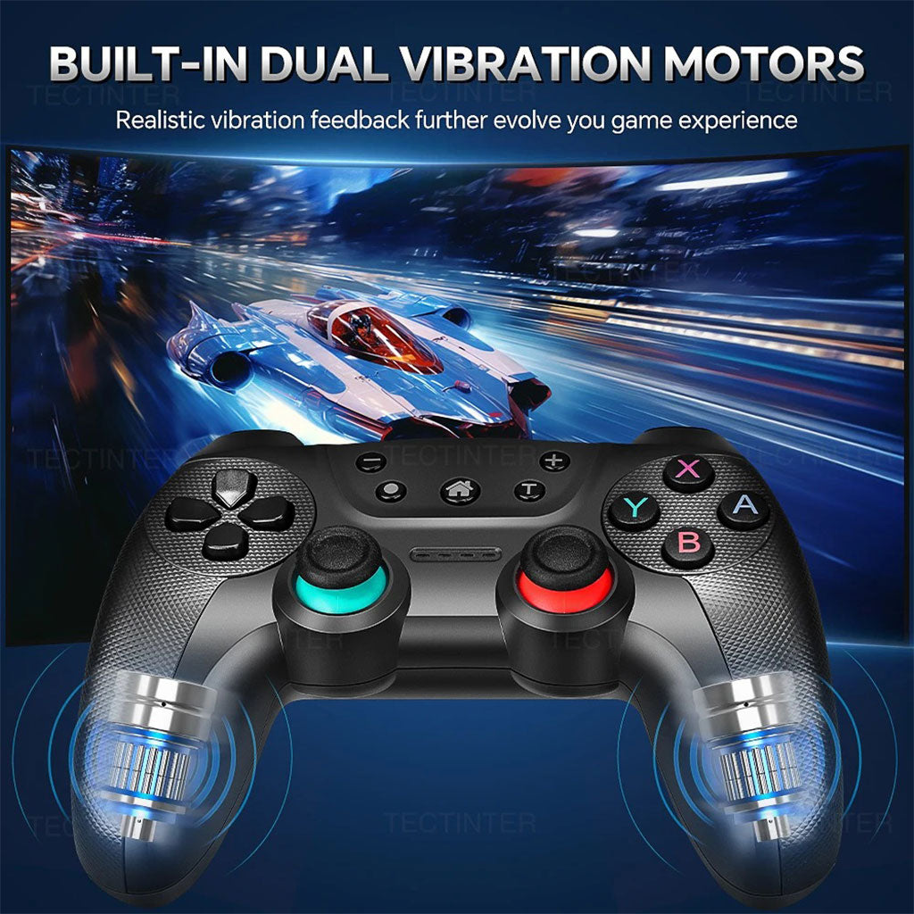 Manette Bluetooth sans fil TECTINTER – compatible multi-plateformes, précise et ergonomique