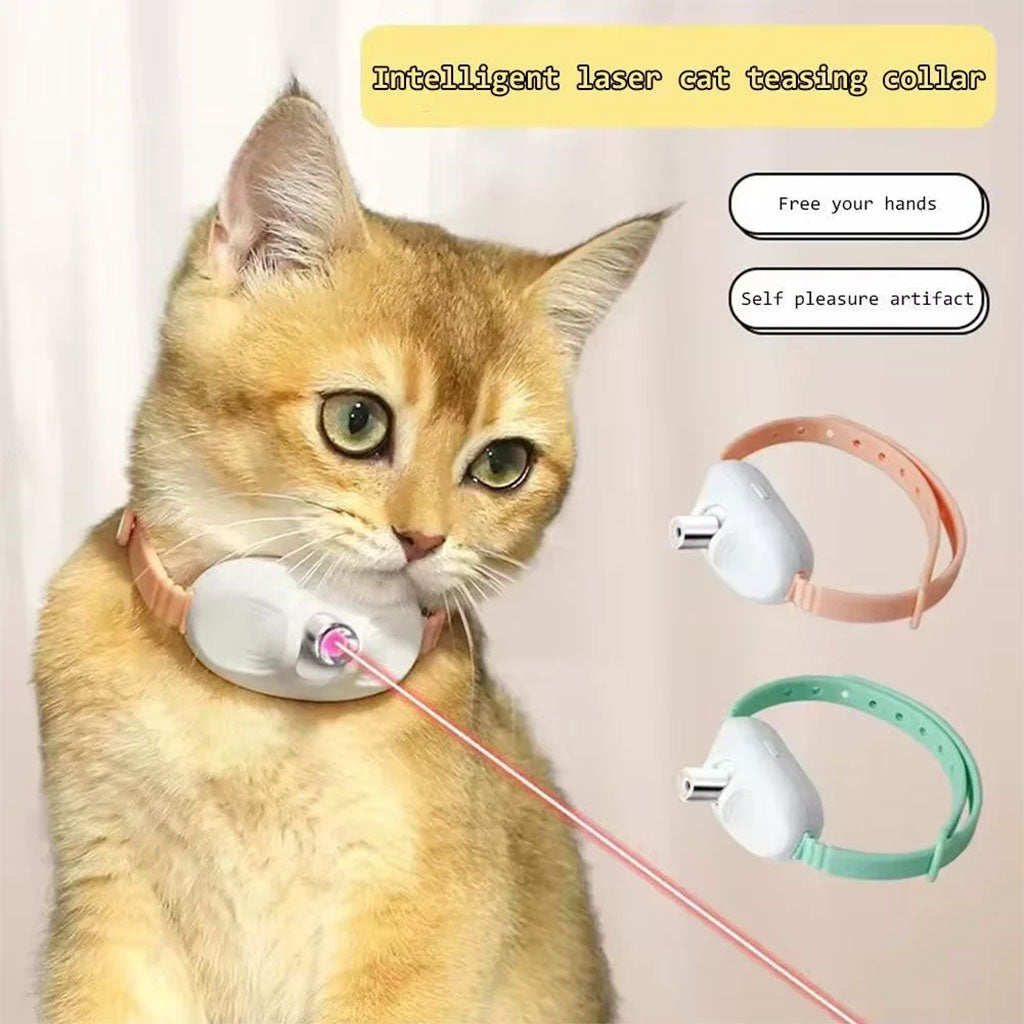 Collier de Jeu Interactif pour Chats : Éveil et Plaisir Rechargeable