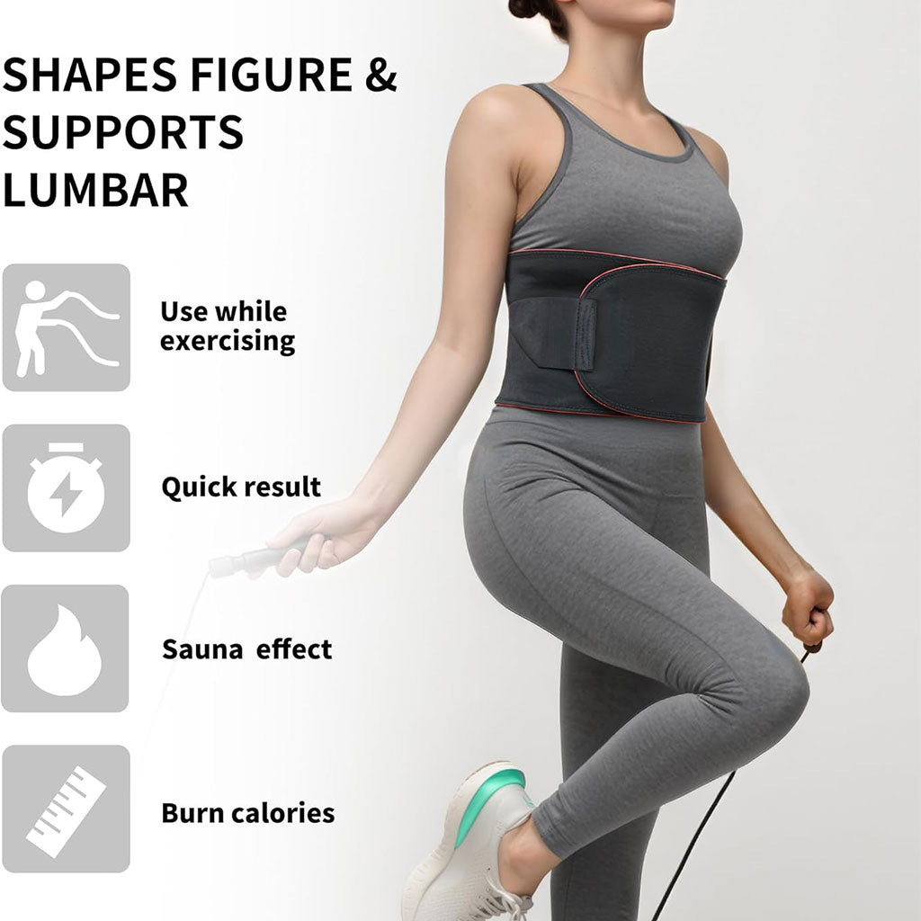 Ceinture de sudation thermique SBR ajustable – ventre plat, maintien et confort