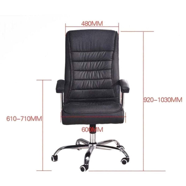 Fauteuil de Bureau Présidentiel LUXE en Cuir – Élégance, Prestige et Confort