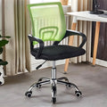 Chaise de Bureau Ergonomique en Maille Respirante avec Soutien Lombaire Vert