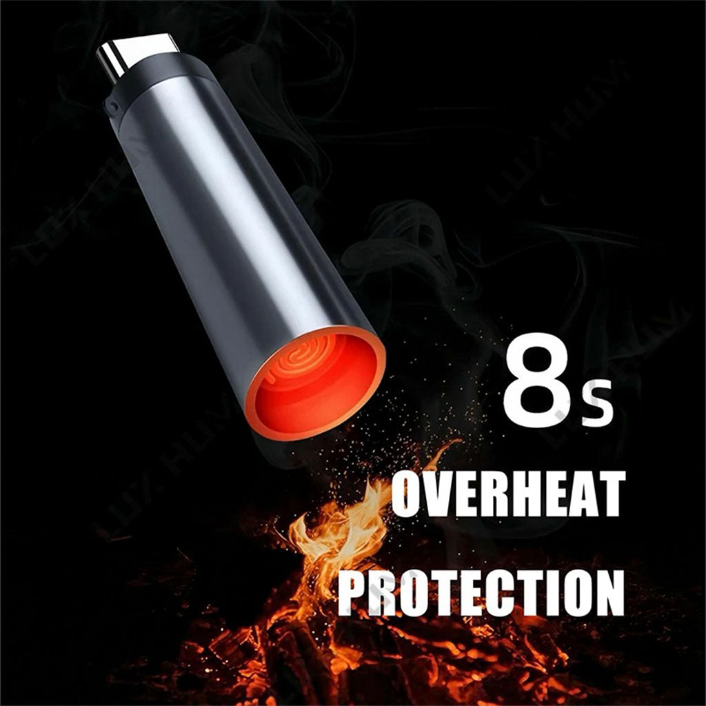 Briquet Électronique USB-C : Allumage Intelligent par Souffle