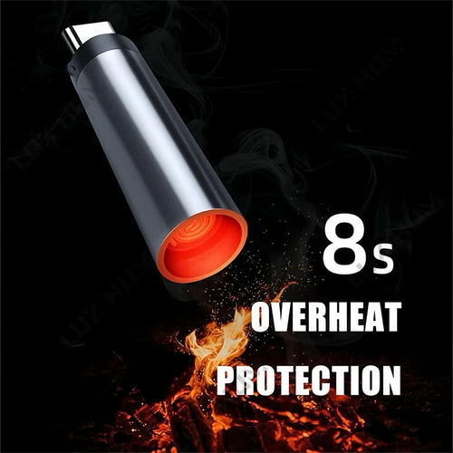 Briquet Électronique USB-C : Allumage Intelligent par Souffle