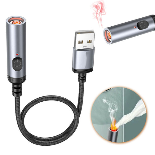Briquet Électrique USB-A : Sécurité Sans Flamme et Mobilité Totale
