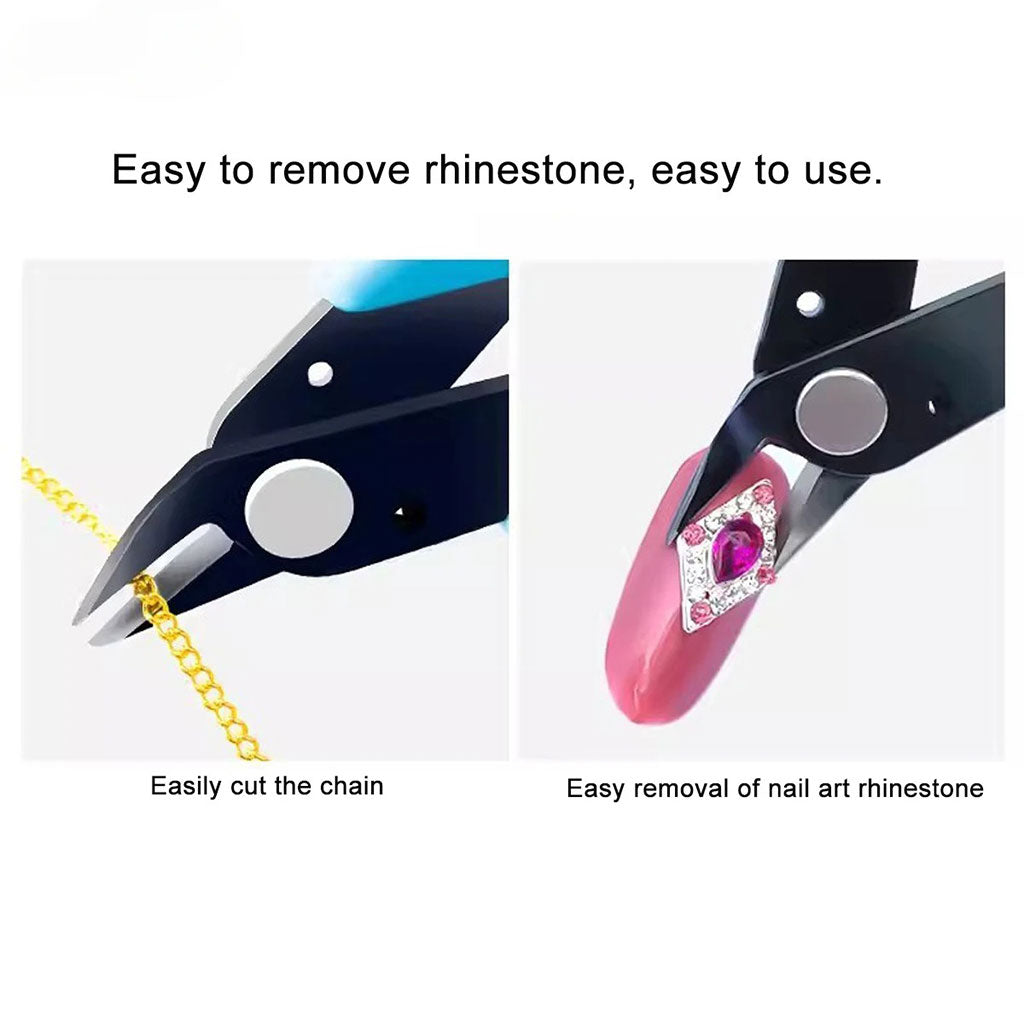 Pince de Précision pour Dépose d'Accessoires d'Ongles : L'Outil Professionnel pour Retrait de Cristaux