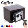 Coffre-Fort de Sécurité Haute Résistance à Serrure Numérique et Clés de Secours
