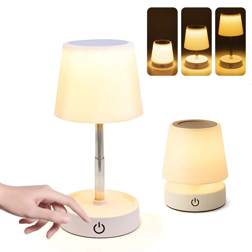 Lampe de Table Télescopique LED : Design Ajustable et Tactile