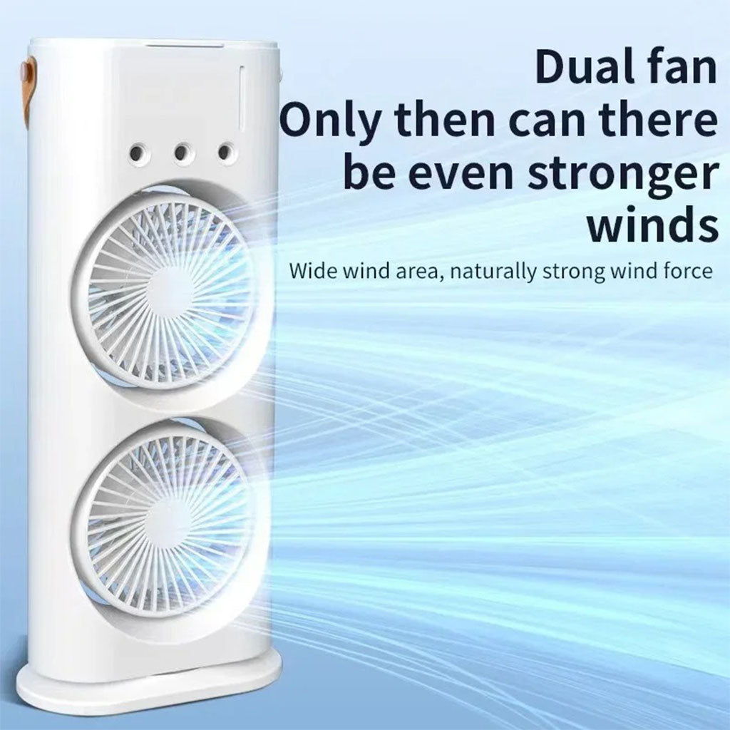 Rafraîchisseur d'Air Portable Ultra-Silencieux avec Humidificateur Intégré