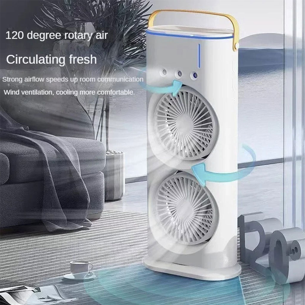 Rafraîchisseur d'Air Portable Ultra-Silencieux avec Humidificateur Intégré