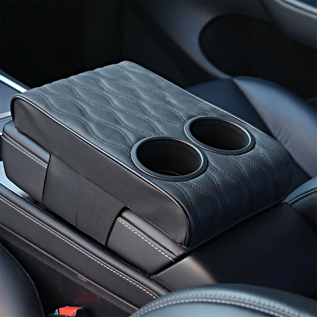 Accoudoir Central de Voiture avec Porte-Gobelet Intégré : Confort Ergonomique et Protection Premium