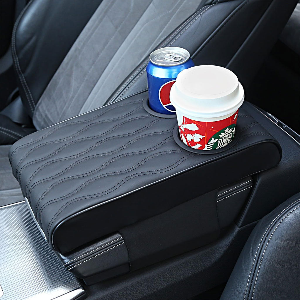 Accoudoir Central de Voiture avec Porte-Gobelet Intégré : Confort Ergonomique et Protection Premium