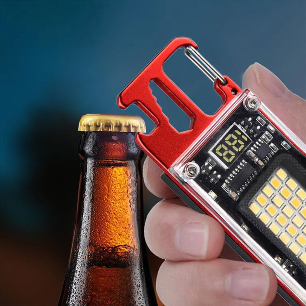 Lampe de Poche Porte-Clé Tactique : L'Allié Survie 7-en-1 Ultra-Puissant