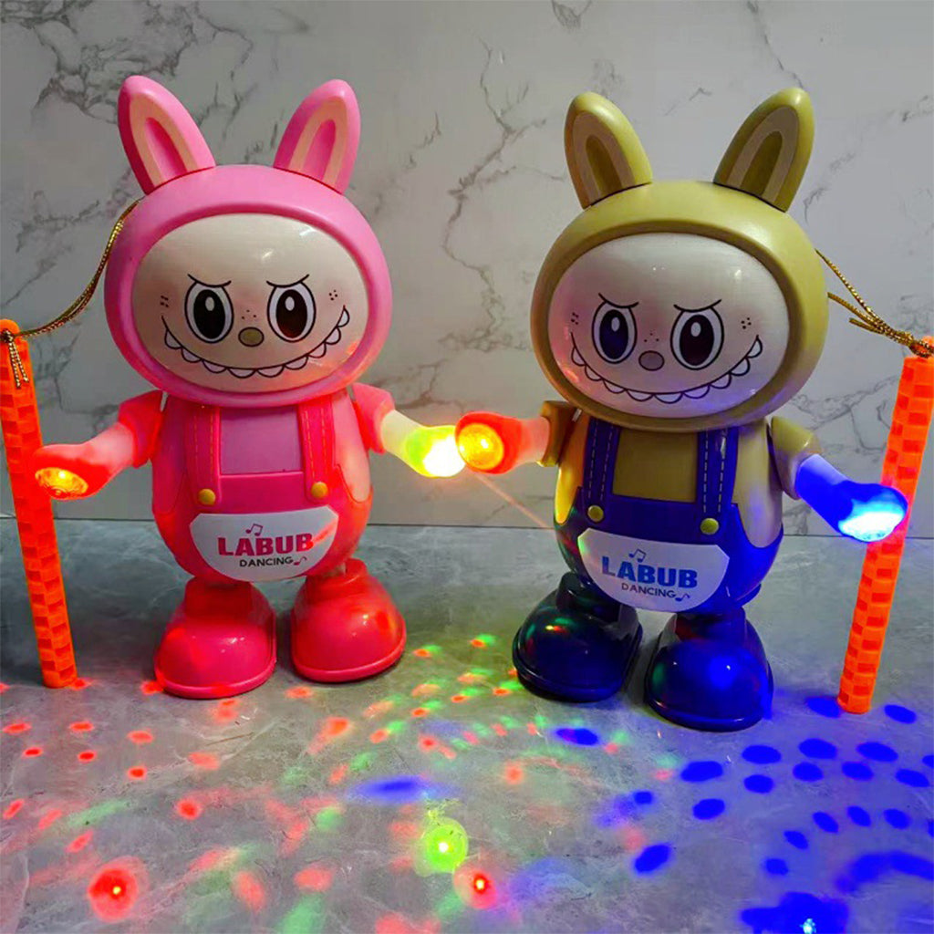 Figurine Labubu Dansante : Éveil Musical et Spectacle Lumineux LED