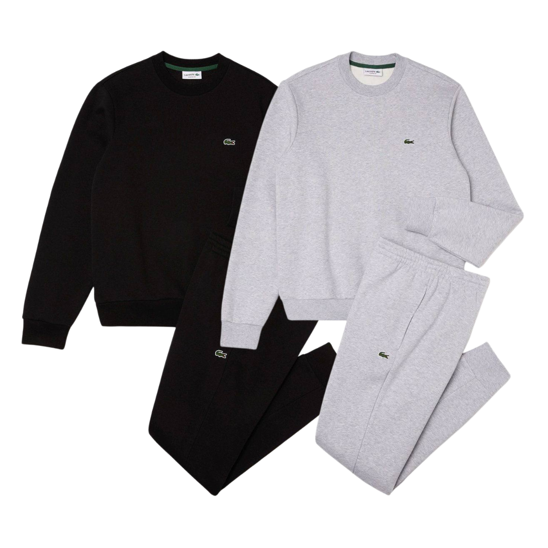 ensemble LACOST Jogging en Coton Épais : Chaleur et Confort Premium
