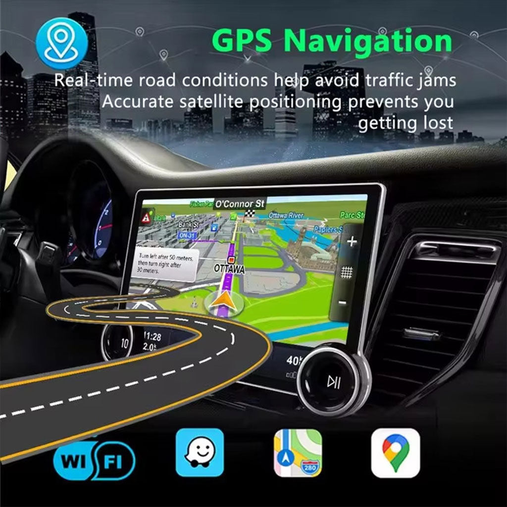 Écran Voiture AUTO SNAP 10.1” QLED – CarPlay & Android Auto