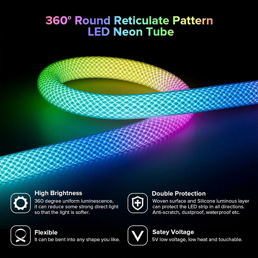 Néon RGB 360° : L'Éclat Illimité