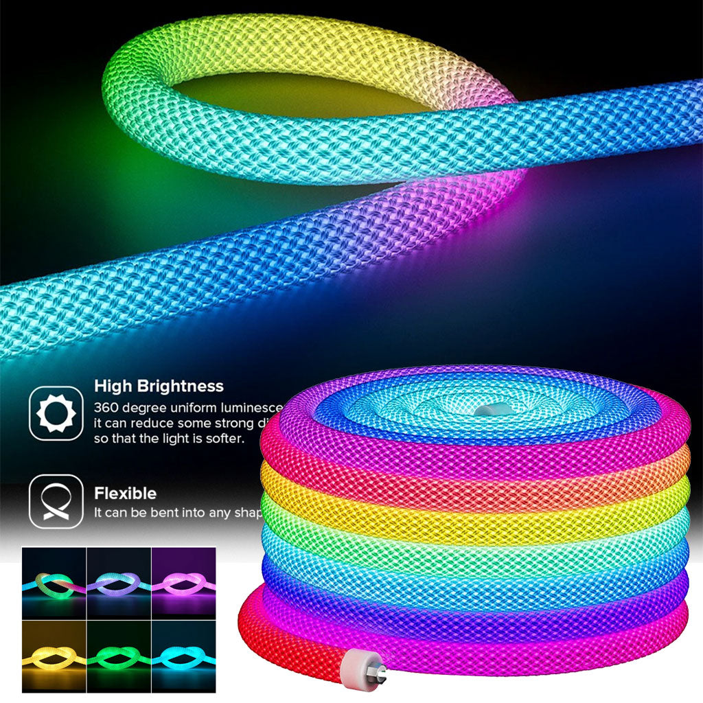 Néon RGB 360° : L'Éclat Illimité
