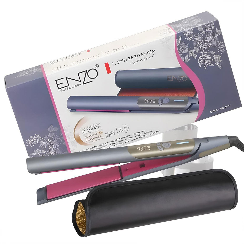 Lisseur Professionnel ENZO EN-3827 : Performance Titane 980°F
