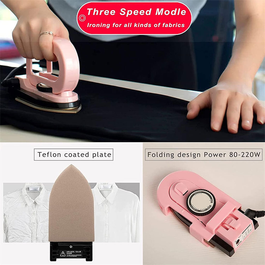 Mini Fer à Repasser Pliable – Compact et Multifonction