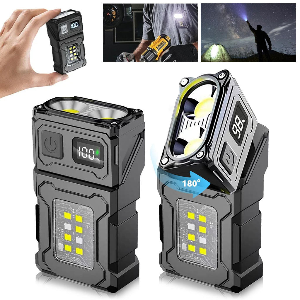 Lampe Torche LED COB 800LM Rechargeable Magnétique