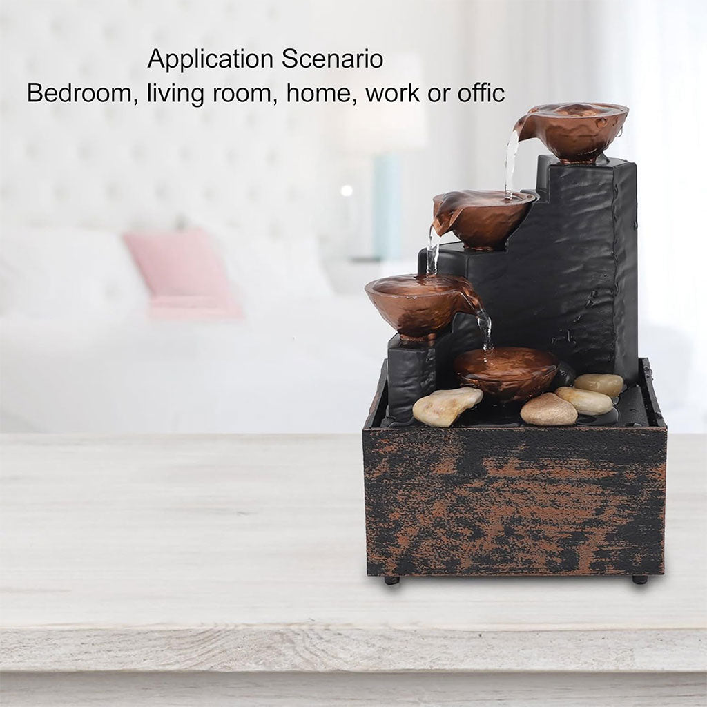 Fontaine d'Eau Relaxante USB : Élégance et Sérénité au Bureau