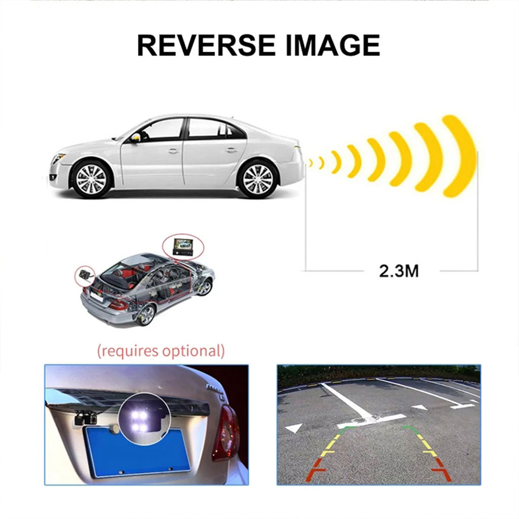 Autoradio 1-DIN Écran 4.3" – Éclairage RGB & Bluetooth