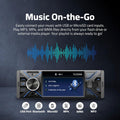 Autoradio 1-DIN Écran 4.3" – Éclairage RGB & Bluetooth
