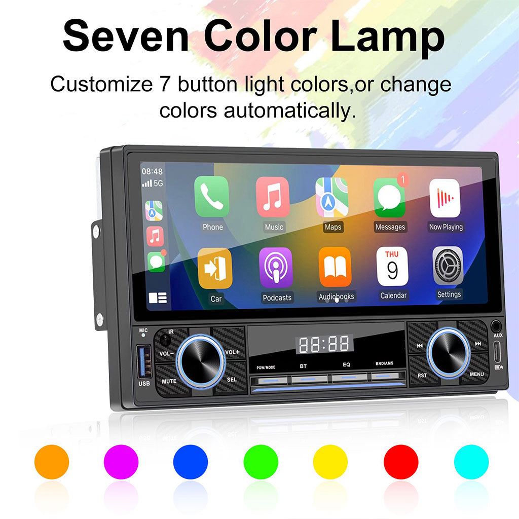 Écran Auto 6.86" – CarPlay, Android Auto & Bluetooth