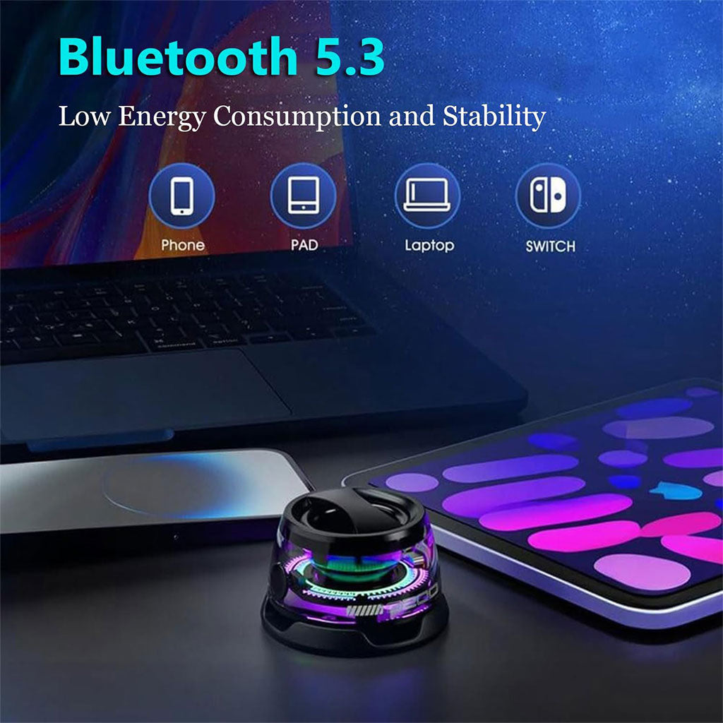 Mini Haut-parleur Bluetooth Magnétique RGB : Un Son Immersif et une Connectivité Ultra-Moderne