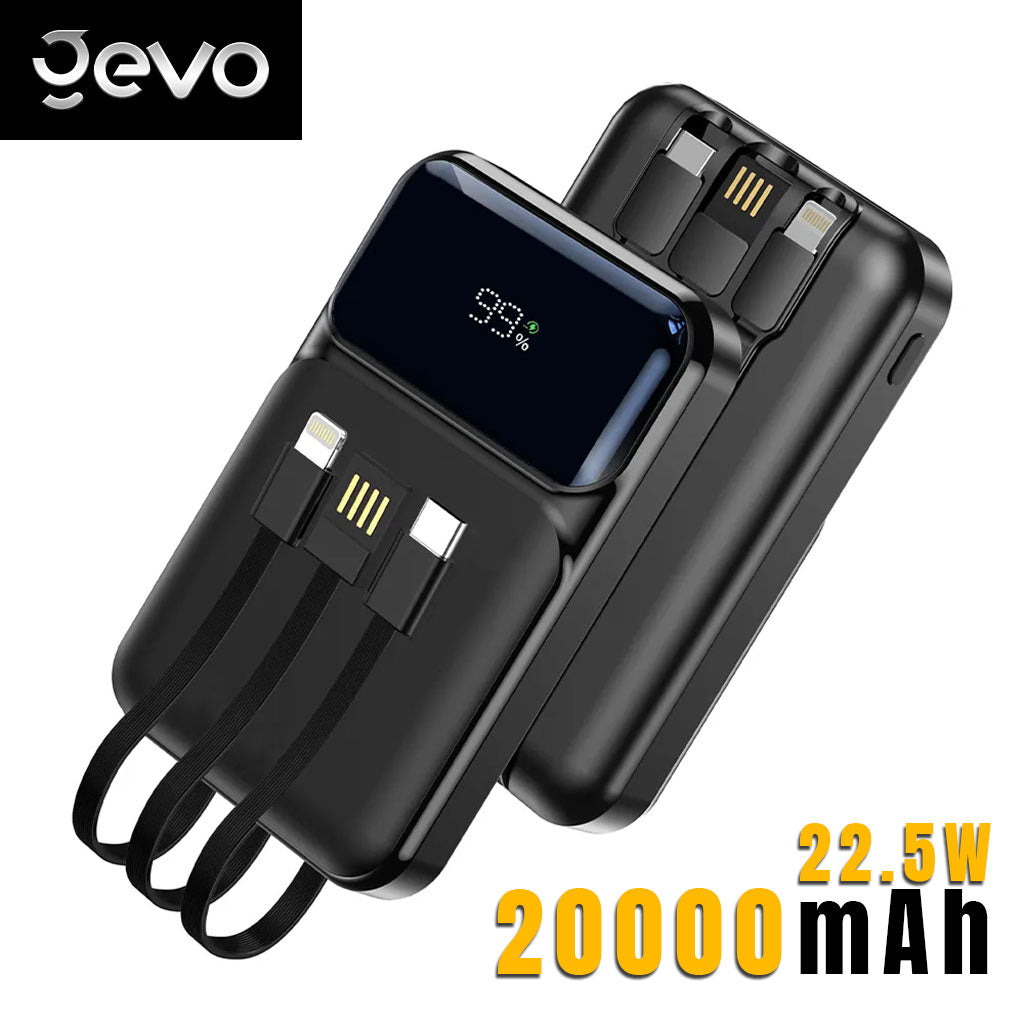 Power Bank Charge Ultra-Rapide 22.5W : Énergie Massive 20 000 mAh
