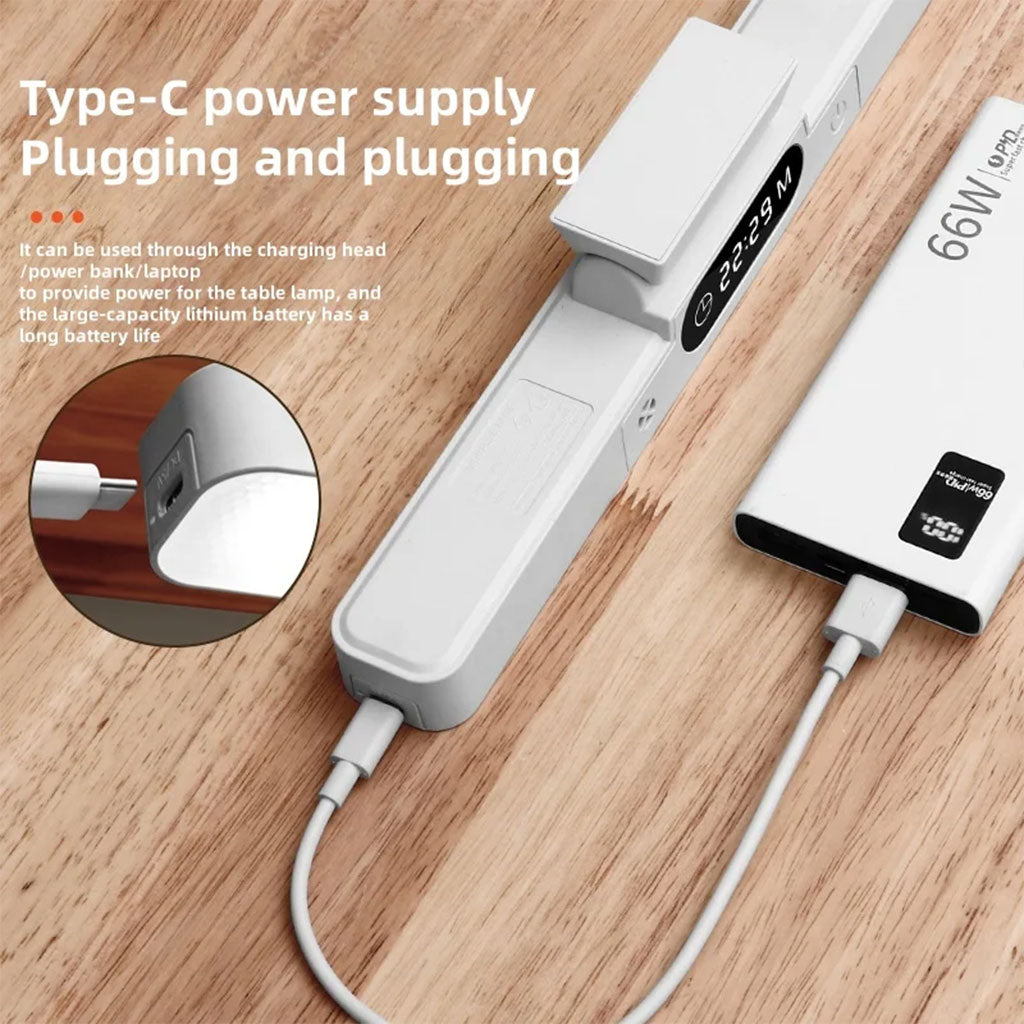 Lampe LED Magnétique Rechargeable – Éclairage Réglable Sans Fil